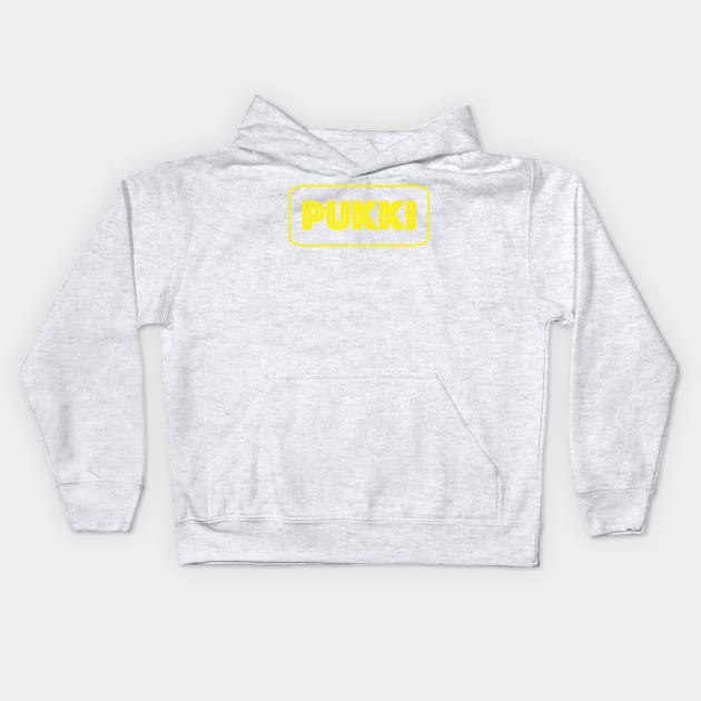 PUKKI (Yellow) Kids Hoodie by Confusion101